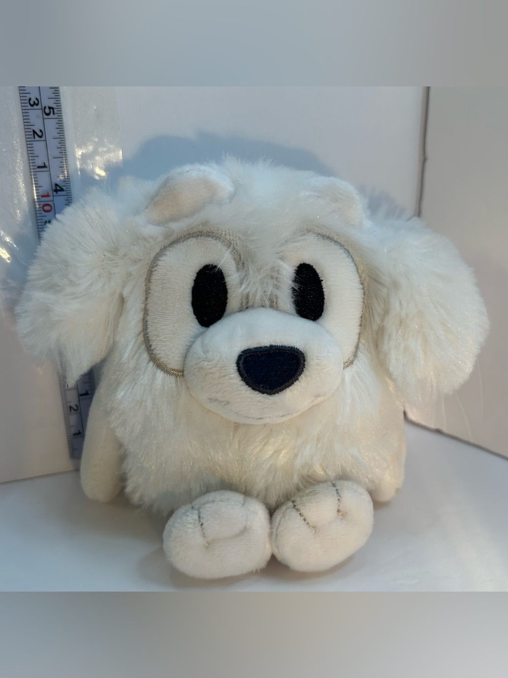 Bluey White Dog Lila Plush Stuffed Animal Small Washable 2018 PA102